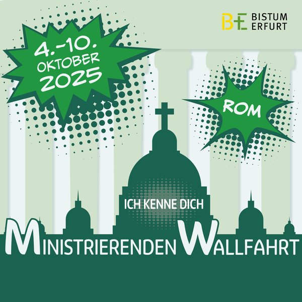 Titelbild: Anmeldestart für die MinistrierendenWallfahrt nach Rom